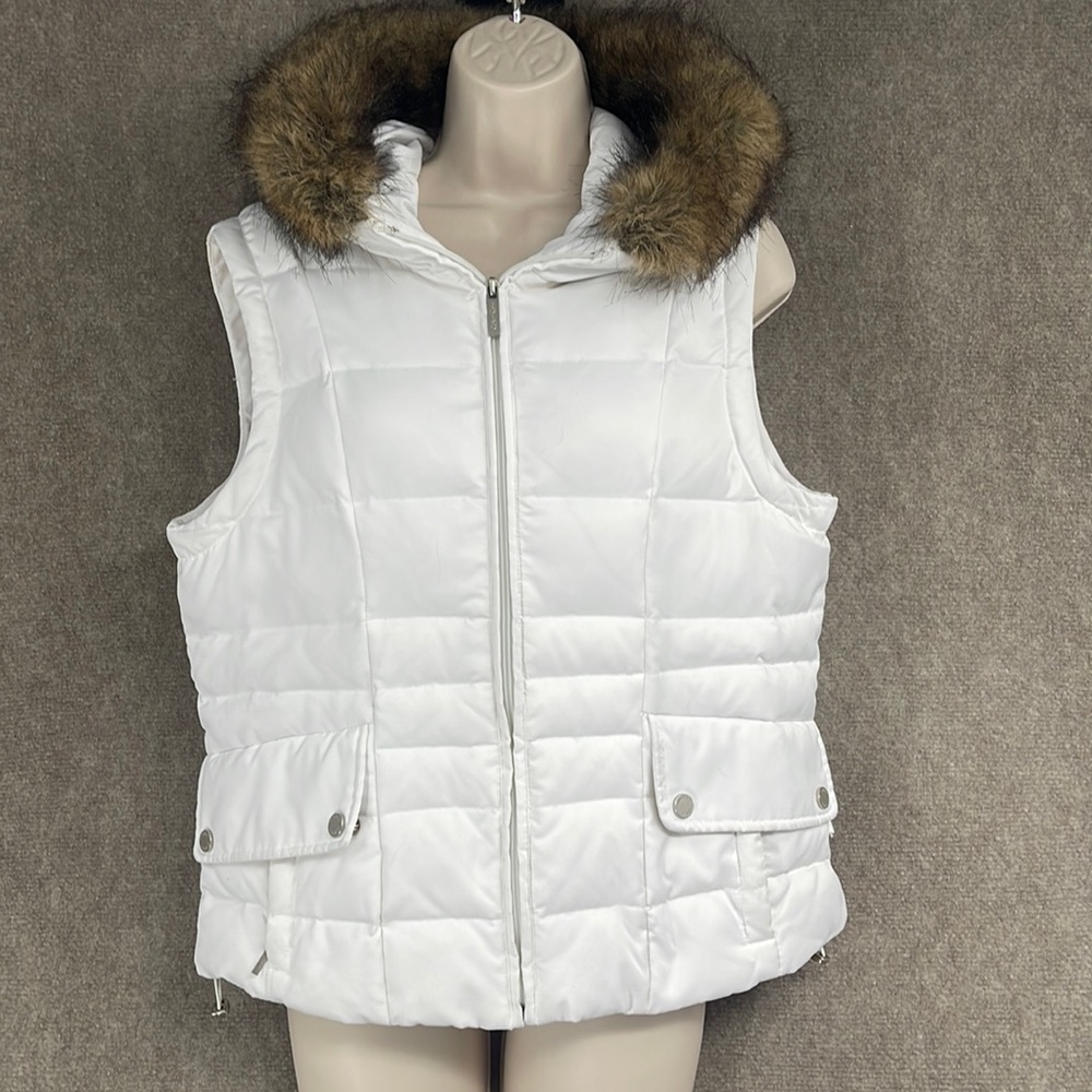 Calvin Klein down hooded vest